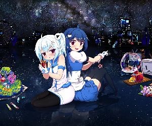 Anime Bubbles Animated Wallpaper