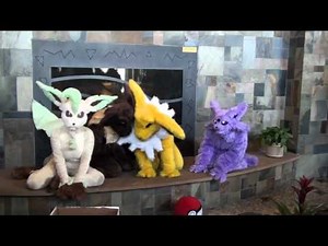 Pokemon on the Fireplace