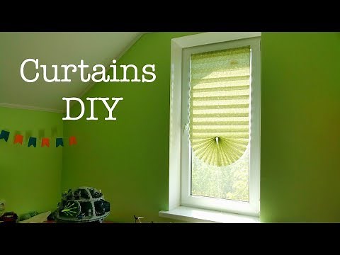☀️Curtains DIY. Room decor idea. ☀️Paper curtains DIY. Paper craft.☀️