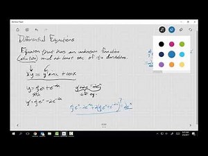 Modeling with Differential Equations (9.1)