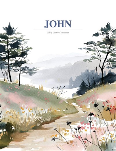 KJV Bible - John - Printable Bible Study Journal Notebook - Expository Study Bible - Individual Books of the Bible - Digital Download - Etsy