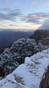 😊 It's rosy cheek szn! ❄️✨ Winter Solstice at the Grand Canyon: Nature's way of telling us to bundle up and appreciate the beauty of a chilly canyon glow. ❄️ To many Indigenous communities across the nation, Winter Solstice is a reminder to care for our spiritual selves, prepare for longer days ahead, and perform special ceremonies and dances. It is a time to reconnect to the natural world —a source of teaching. 👉 In the words of Calvin Chimoni, Zuni Pueblo Tribal member, and NPS employee at E