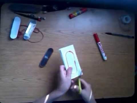 How to Make a Paper Tech Deck/FingerBoard