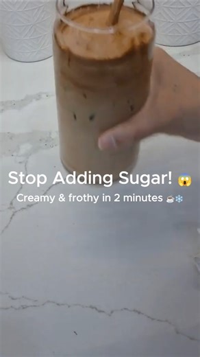 No Sugar Cold Coffee at Home ☕| Frothy, Creamy & Refreshing Summer Drink #amazonkitchenfinds #coffee