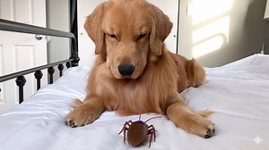 Why is there a cockroach on my bed?