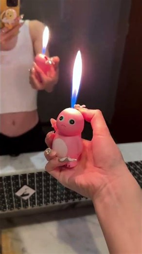 Strange and cute #super cute #take my love #lighter #milk dragon