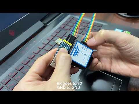 3. How to connect WT61C-TTL/WT901C-TTL module with Witmotion software? (TTL serial connection)