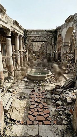 Ancient Roman Villa Restored Before Your Eyes #beforeandafter