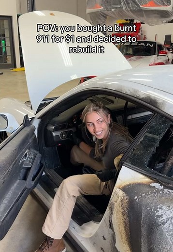 Rebuilding a Burnt 911 for Just $1