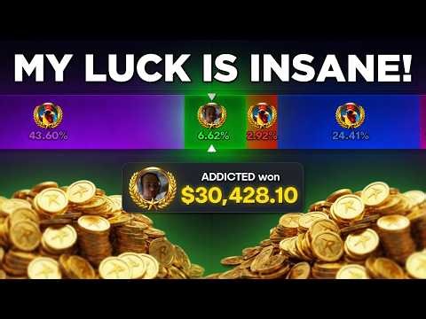 My luck on Csgoroll was actually INSANE! $30.000 Withdraw