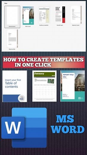 How to Create Templates in MS Word | How to Create Templates in Microsoft Word ‪@PCMobileOfficial‬