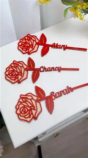 Create a Personalized Name Rose for Mother’s Day with xTool M1 Ultra – Laser Cut Acrylic & Wood