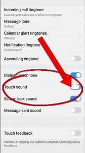 how to enable touch sound in vivo phone