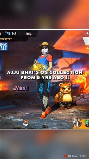 Ajju Bhai ka 5 years Old FF Collection 😯 - #shorts #trending #freefire