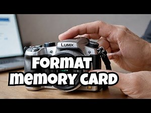 Panasonic Lumix FZ150 - format memory card