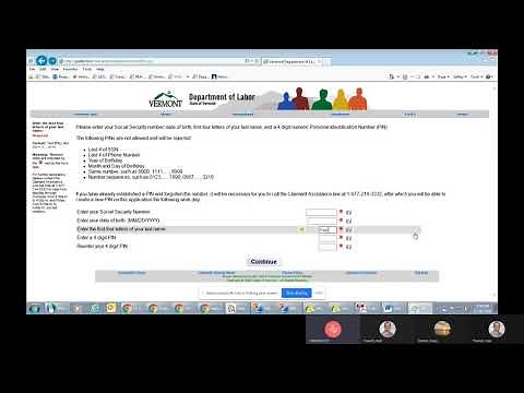 Set up PIN - Vermont Unemployment Insurance How to's