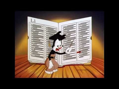 Yakko Warner sings all the words in the English Language