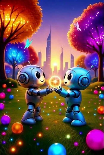 “Robot Friends 🤖💙 | A Fun & Futuristic Cartoon Adventure”
