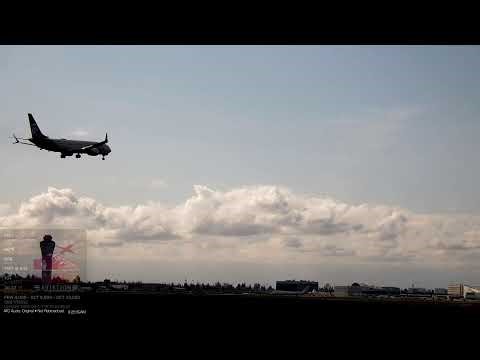 🔴 LIVE Seattle SeaTac Airport | Plane Spotting | 4K PTZ Camera Tours | Mount Rainier | Scenic Views