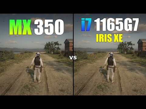 Nvidia MX350 vs (i7 1165G7) Intel Iris Xe Graphics - Test in 8 Games in 2021