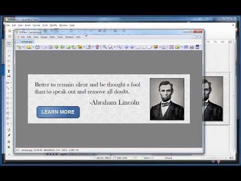Creating web banners and graphics with free software (LibreOffice Draw)
