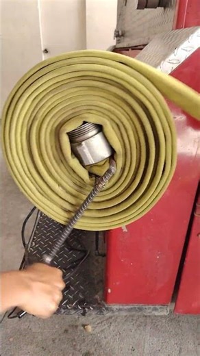 Hose Roll #shorts #viral #fyp #reels #viral #diy #tutorial #outdoors #firefighter #fireman #reels