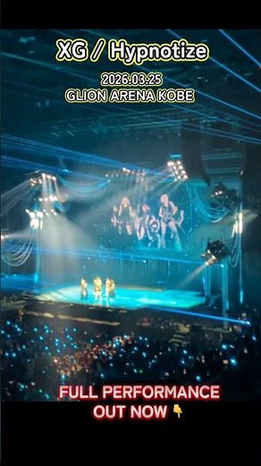 The Breathtaking Finale of XG "HYPNOTIZE" Live in KOBE (2026.03.25) 🎙️🔥 #XG #ALPHAZ #Shorts