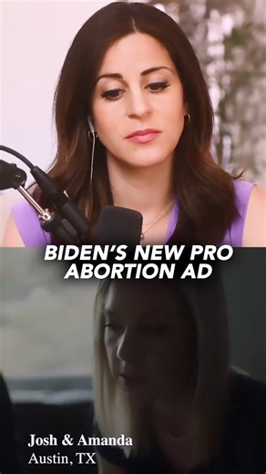 Miscarriage is the tragic loss of a baby. Abortion is the intentional ending of a baby’s life. They could not be more different. This ad from the Biden campaign is blatant misinformation, a terribly cynical attempt to scare families into believing that there are —or ever would be—laws preventing the removal of a baby who has already been miscarried. Why the misinformation? To stop pro-life laws which save laws and attempt to protect abortion on demand, for any reason, nationwide. | Lila Rose