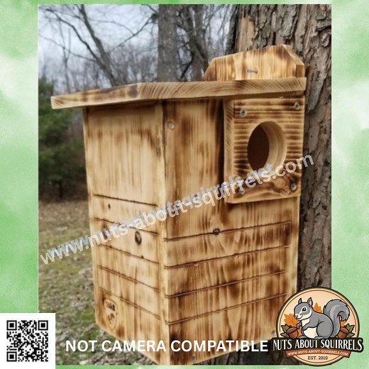Handmade Squirrel House: FSC Pine Nest Box, Wildlife Rehab Approved - Etsy