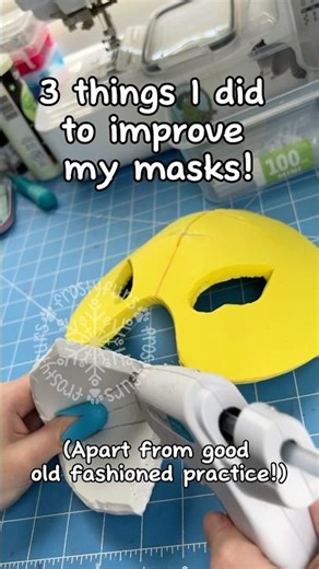 3 Things I do to Improve My Masks! #therianmask #furry #frostyfurs #mask #crafting #therian #sewing