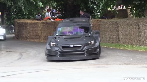 Subaru WRX Project Midnight at Goodwood