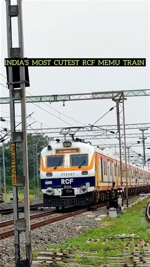 India's Most Cutest RCF Memu Train 🔥 #railway #rcf #shorts #viral #trending #video #memutrain