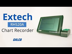 Extech's RH520A Temperature and Humidity Chart Recorder