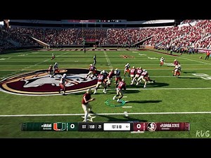 College Football 25 - Miami Hurricanes vs Florida State Seminoles - Gameplay (PS5 UHD) [4K60FPS]