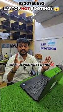 No Bootable Device Error Fixed 💻🔥 | Laptop Not Booting Solution #shorts
