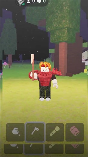 rekor gak sih?day 2 udh dapet armor ruby🗿#roblox #99nightintheforest #fyp