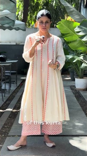 Thoughtfully designed Jamdani kurtas from the Chandni Collection , running stitch hand embroidery.