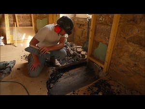 Discovering The Original Floor Below The Refectory