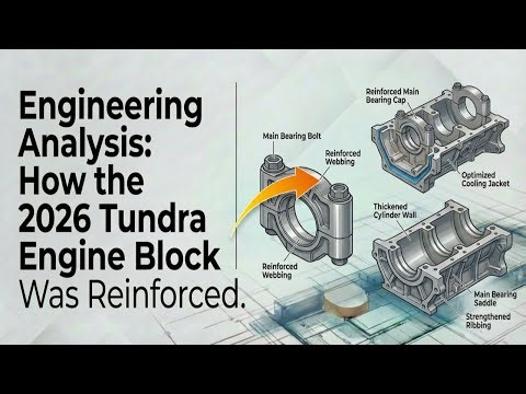 Engineering Analysis: How the 2026 Tundra Engine Block Was Reinforced!