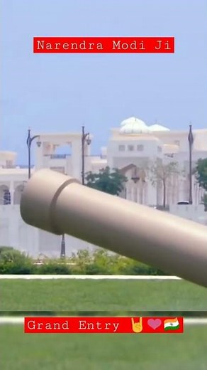 Narendra Modi Grand Entry II 🇮🇳PM Modi Grand KGF Style Entry In UAE😍 I Modi KGF Style Entry #shorts