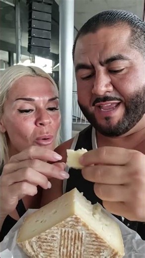 Me and Stefani Montiel Both Tasted Some Mexican Cheese is Queso de Cincho 😁🧀🧀🧀😋😋😋😁👍👍👍👍