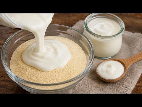 Hast du Grieß und Joghurt? Mach diesen 5-Minuten saftigen Kuchen!( ohne Mixer - mit Tassenmaß)