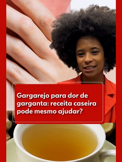 🩺 Saúde - Ao sentir dor de garganta, muitas pessoas recorrem a receitas caseiras como gargarejo com água morna e sal (ou bicarbonato). Essa é uma prática popular, passada por gerações e é vista como uma aposta para diminuir o desconforto e frear o avanço da inflamação. Mas afinal, o gargarejo tem mesmo benefícios comprovados? O otorrinolaringologista Rafael Raposo afirma que o gargarejo com água morna e sal ou bicarbonato de sódio funciona como uma ação antisséptica e diminui a proliferação dos