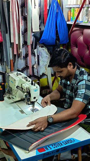 Bolero Seat Cover Joint Stitching Ka Easy Tarika | Car Seat Cover Stitching