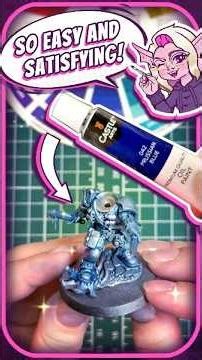 ZERO Stress, Efficient Shading! 🎨 The Oil Paint + Makeup Sponge Combo! 🔥 | Easy Warhammer Painti