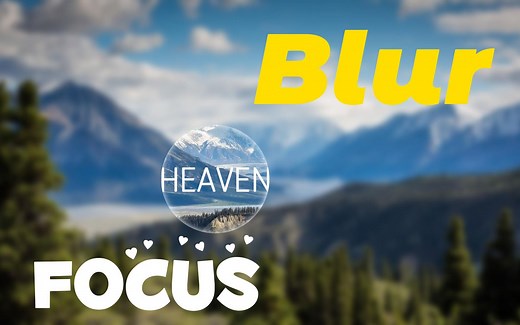 CSS、Javascript实现精美模糊 / 聚焦 特效