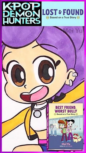 Making KPop Demon Hunters SUPER Cute?? Draw Rumi in Lost & Found Art Style Swap Challenge | Mei Yu