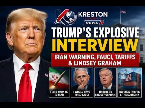 Trump Drops Major Iran Warning, Blasts Fauci & Defends Tariffs | Interview Highlights