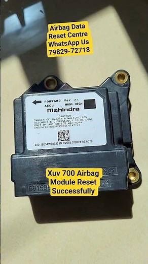 Xuv 700 Airbag Module Reset 1805AW600351N ! Airbag Module Reset #airbag #ytshorts