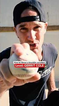 How to throw a knuckle curveball💡 #baseball #baseballszn #baseballlife
